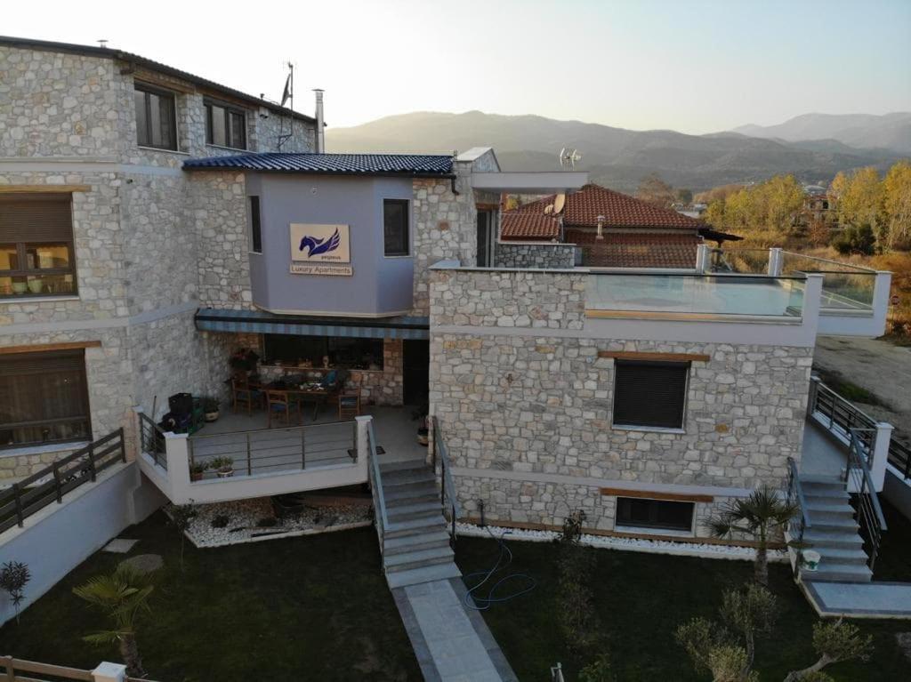 Pegasus Sea View Luxury Apartments Nea Vrasna Bagian luar foto